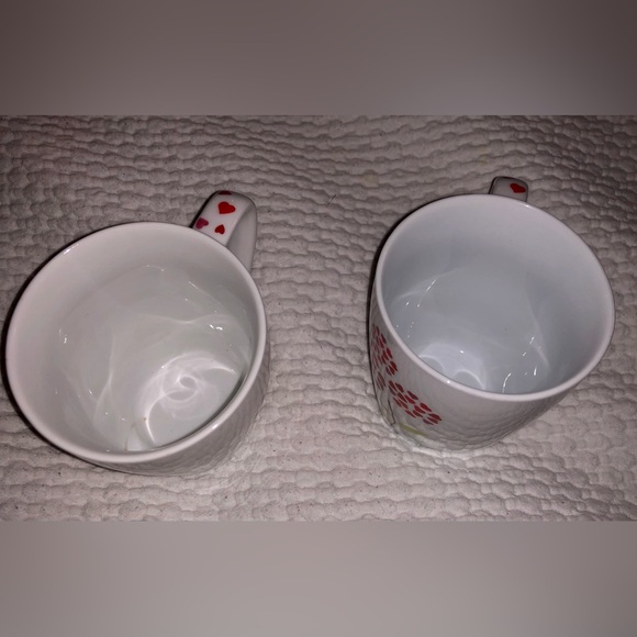 Starbucks Coffee Mug Set - ‘I Love You’ Red and Pink Ceramic Mugs (2pc) - Picture 10 of 14